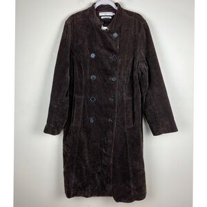 Tommy Hilfiger | Vintage Artsy Slouchy Grunge Corduroy Coat Brown | L / XL